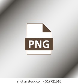 PNG image file extension icon.