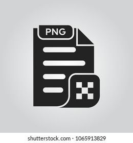 PNG image file format icon