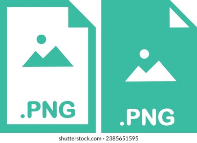 PNG image file format icon vector