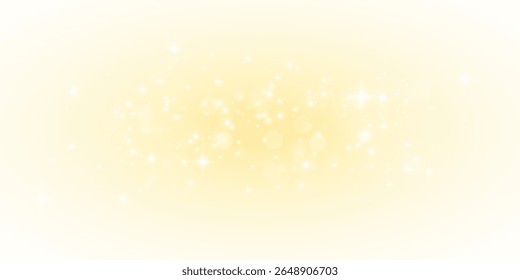 PNG Lens flare special effect, sparkling magic light dust. PNG effect bright flash yellow, vector shiny, shining magic spark, png glow glitter christmas.