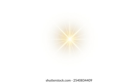 
Png efeito de luz sobre um fundo branco. Brilho Png da estrela de destaque brilha. Png luz de estádio de cor amarelo. Luz solar, iluminação Spot com inserções estroboscópicas. Chama a atenção com uma estrela.	