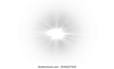 Png Light effects. Isolated white transparent light effects, glare, explosion, sparkle, dust, line, solar flare, spark and stars, spotlight, curve rotation. Png Sunlight, abstract special effect.