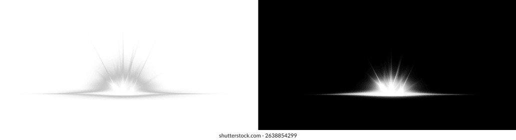  PNG of light, white flash, star sparkle, glowing beam perfect for dreamy effects, magical edits, or bright overlays in your creative projects.