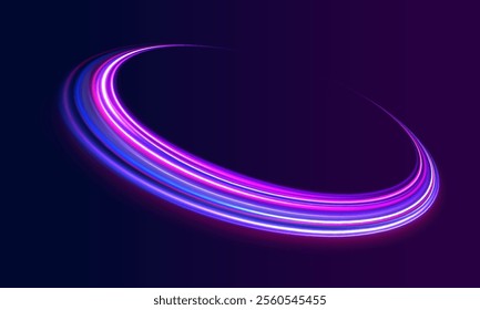 Png luminous silver circle. Light silver pedistal, podium, platform, table. To center a bright flash, png, effect, wave,neon,line. Curve light effect of silver line. 