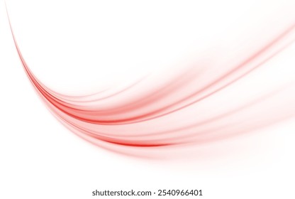 Fondo abstracto de Vector de rayos de neón Png. Estilo tecnológico futurista rojo. Png fondo Abstractas con líneas de velocidad. Ilustración vectorial. Futurista. Las líneas de luz de la carretera son rojas