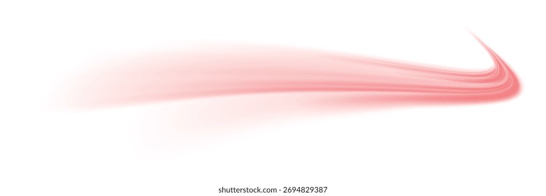 PNG neon rays vector abstract background. Red futuristic technological style. Png Abstract background with speed lines. Vector illustration. Futuristic. The lines of light on the road are red