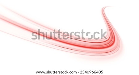 Png neon rays vector abstract background. Red Futuristic technological style. Png Abstract background with speed lines. Vector illustration. Futuristic. The light lines of the road are red