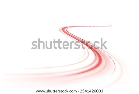Png neon rays vector abstract background. Red Futuristic technological style. Png Abstract background with speed lines. Vector illustration. Futuristic. The light lines of the road are red
