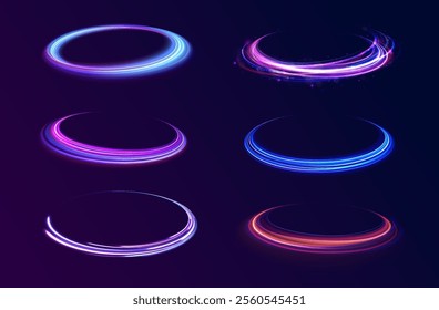 Png sparkling magical dust particles, bright Star. Transparent shining sun, bright flash, png, effect, wave,neon,line. Circle glowing light explodes on a transparent background. 