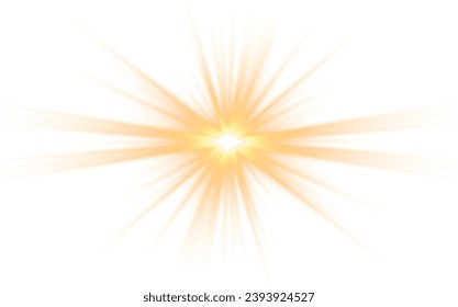 PNG sunlight special lens flare light effect. Stock royalty free.	