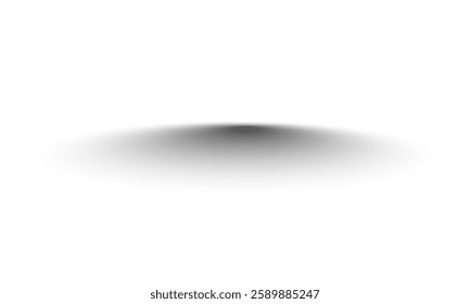 Png transparent shadows. Shadow strips. Realistic shadow effect on a transparent background. Different shapes, page separation vectors. Round and oval, square, rectangular shadows. Vector illustrat