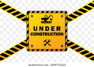 png transparent under construction sign for working area warning tape printable signs template design 
