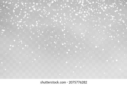 Png Vector heavy snowfall, snowflakes in different shapes and forms. Snow flakes, snow background. Falling Christmas	