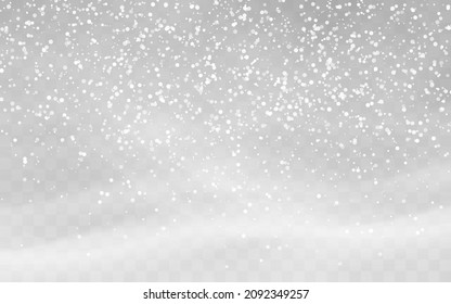 Png Vector heavy snowfall, snowflakes in different shapes and forms. Snow flakes, snow background. Falling Christmas	