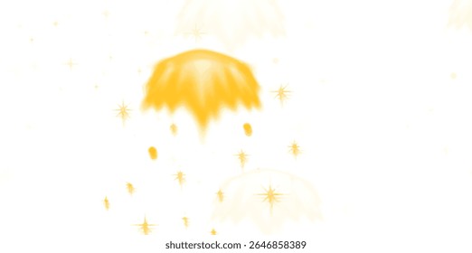 Png yellow light effect reflections, neon illumination in yellow colors. Bright light lens. Png spotlight spark. Stadium Lighting. Sunlight, Shiny stars, glowing sparks. Vector