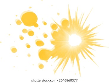 Png reflejos de efecto de luz amarilla, iluminación de neón en colores amarillos. Lente de luz brillante. Png chispa de foco. Iluminación del estadio. Luz del sol, estrellas brillantes, chispas brillantes. Vector