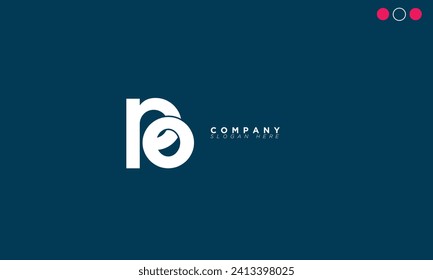 PO Alphabet letters Initials Monogram logo OP, P and O