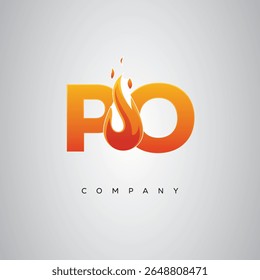 Creative Fire Letter Logo-Design