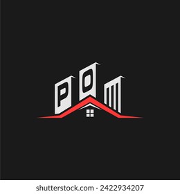 Design-Vektorgrafik für das Logo des PO-Erstbaues