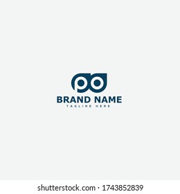 PO Letter Logo Design Template Vector