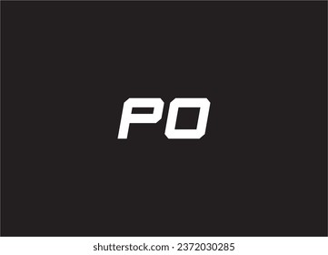 po letter logo and monogram design