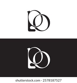 PO monogram company logo element