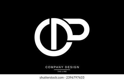 PO, OP, Abstract Letters Logo Monogram