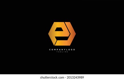 PO OP P AND O Abstract initial monogram letter alphabet logo design