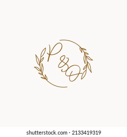 PO wedding initials logo design ideas