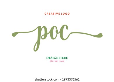 El logotipo de la inscripción POC es sencillo, fácil de entender y autoritario