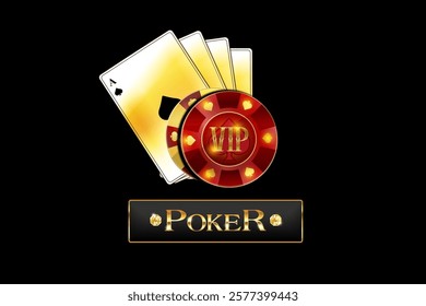 pocker background cards chips gamble