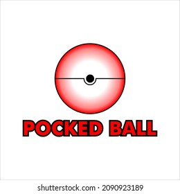 pocket ball logo vector design