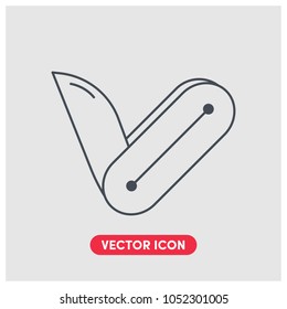 Pocket Blade Vector Icon Illustration