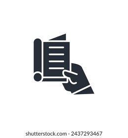 Pocket book icon. vector.Editable stroke.linear style sign for use web design,logo.Symbol illustration.