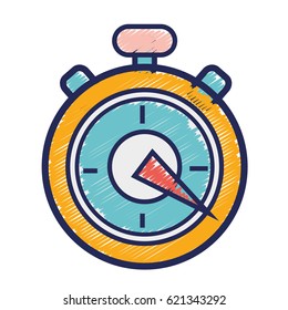 pocket clock to delivery pack at time