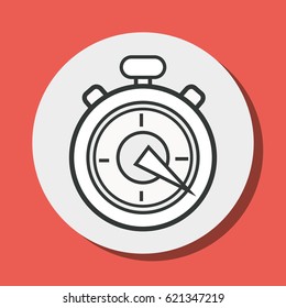 pocket clock to delivery pack at time