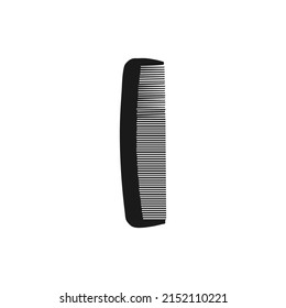 pocket hair comb silhouette vector. much needed for creative design materials.