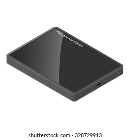 Pocket hdd isometric icon