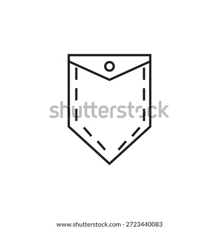 pocket icon illustration element design