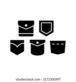 Pocket Icon Set Vector Symbol Design Illustration