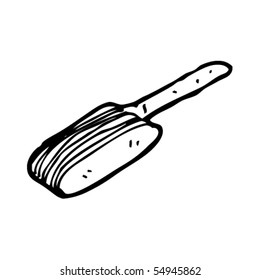 caricatura de cuchillo de bolsillo