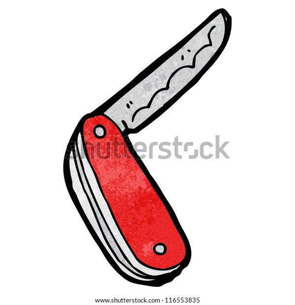 Pocket Knife Cartoon Stock Vector (Royalty Free) 116553835