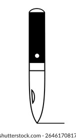 Pocket Knife Icon — Geometric Vector Knife for Graphic Assets, Branding, and Design Tools