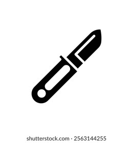 Pocket knife icon Isolated flat vector in outline