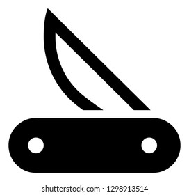 Pocket Knife Vector Icon