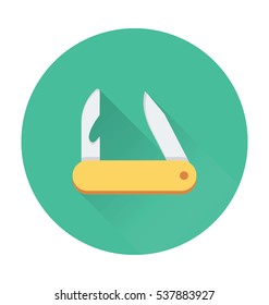 Pocket Knife Vector Icon