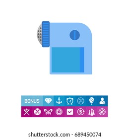 Pocket lint remover vector icon