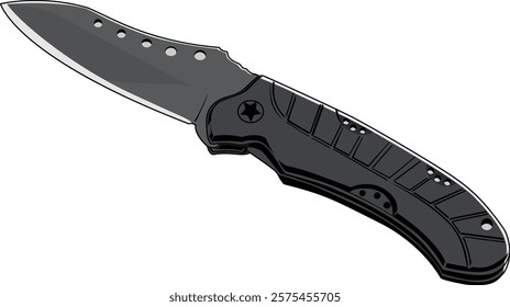 Pocket Little Folding Knife Illustration