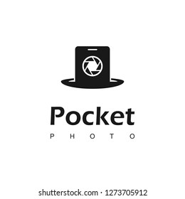 Pocket Photography Camera Logo Design Inspiration