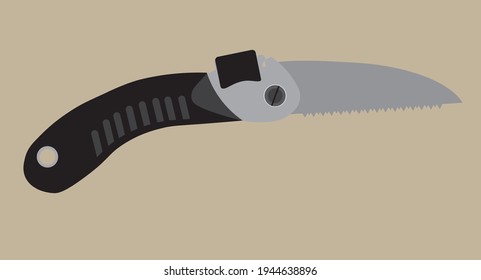 pocket saw with folding blade